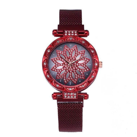 Magnetisk himmelklocka-Watches for Women-Hemnix-Röd-Hemnix
