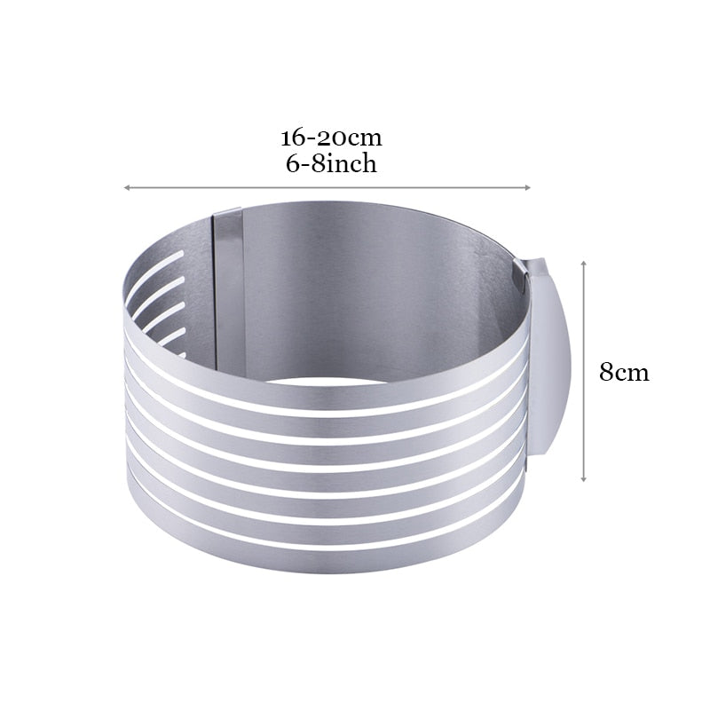 Carvallo - Justerbar rostfritt stål kakformare Carvallo