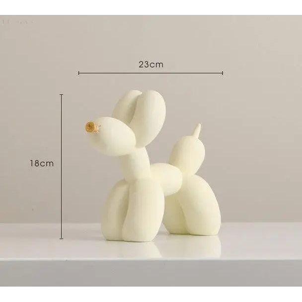 Haku - Ballonghundfigur med gyllene nos Carvallo