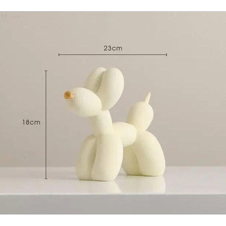 Haku - Ballonghundfigur med gyllene nos Carvallo