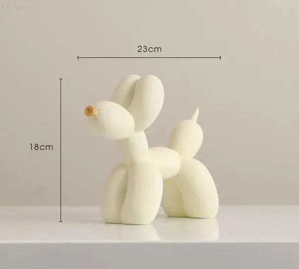 Haku Ballonghund-statyn – Modern dekorativ skulptur för hemmet eller kontoret Carvallo