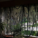 Kuslig svart hängande Halloweendekoration – kuslig tygrekvisita för hemsökta fester MILA Sverige