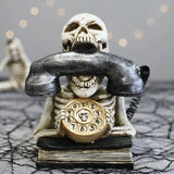 Halloween Skalle Telefon Dekoration Carvallo