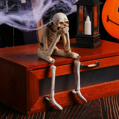 3-delars Halloween skelettfiguruppsättning Carvallo