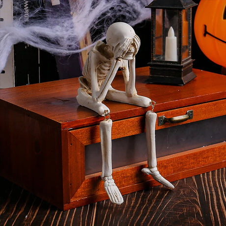 3-delars Halloween skelettfiguruppsättning Carvallo