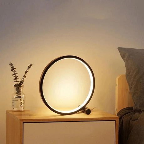 Halo Glo Lamp - LED Minimalistisk Rund Bordslampa Carvallo