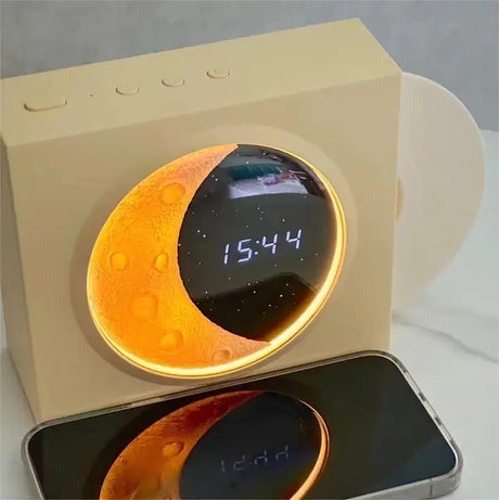 MoonGlow – LED Månljus med Musik & Bluetooth Högtalare | Stämningsfull Belysning Carvallo