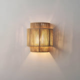BohoLight Vägglampa – Handgjord Lampa i Hampa & Rotting Hemnix