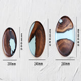 Handgjord bricka av trä och epoxiharts – Robust och stilfull för hemmet och köket Carvallo