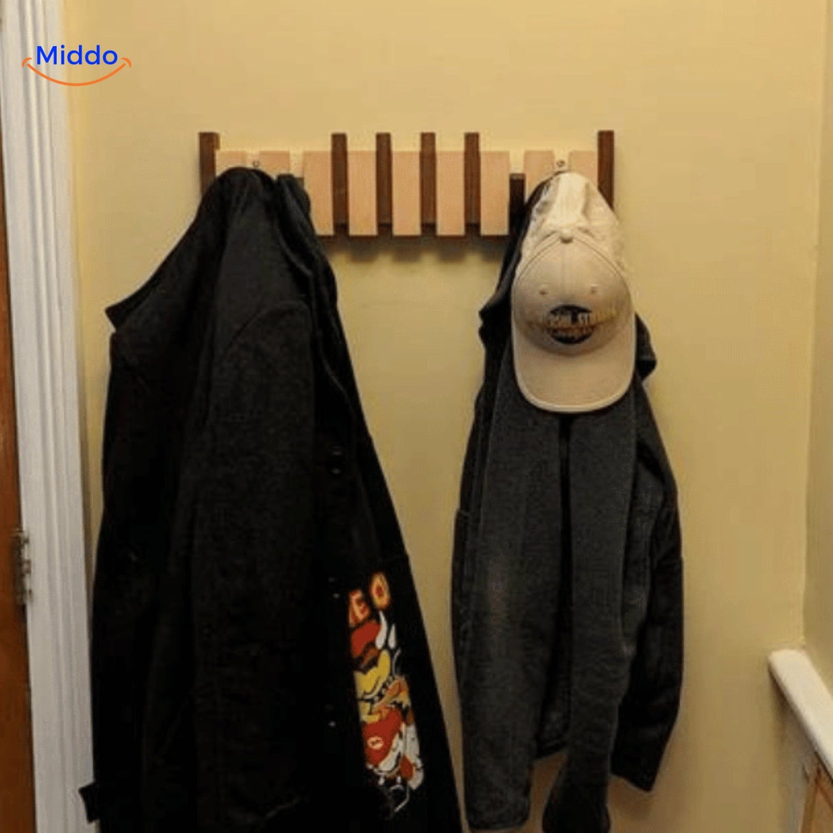 Handgjord Piano Coatrack | Lyxig träcoatrack i pianoform MILA Sverige