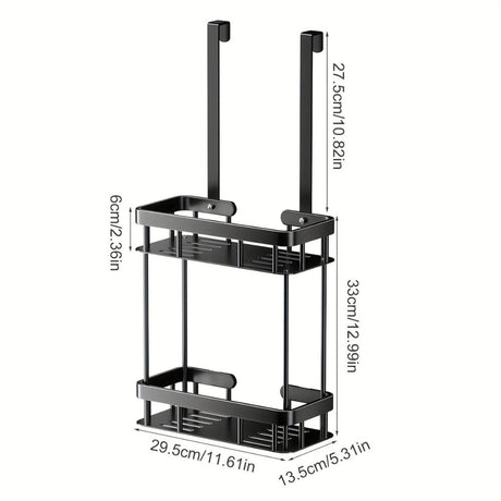Rostfritt Stål Badrum Hängande Caddy Rack Carvallo