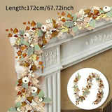 HarvestCharm Dekor - Hängande Höstlig Dörrdekoration för Halloween och Skördefesten Carvallo