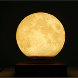 LunaGlow Månlampa – Svävande 3D LED Lampa med Magnetisk Levitationsdesign Hemnix