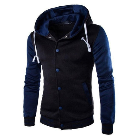 Klassiska baseball-huvtröjor-Clothes for Men-Hemnix-Marinblå-S-Hemnix