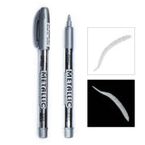 Metallic Marker pennor-DIY-Hemnix-2 st Silver-Hemnix