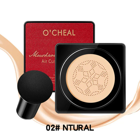 Carvallo Cream Cushion Set Luméa Glow | Med Mushroom-applikator | 4-delad i presentlåda | Foundation & Concealer i ett Carvallo