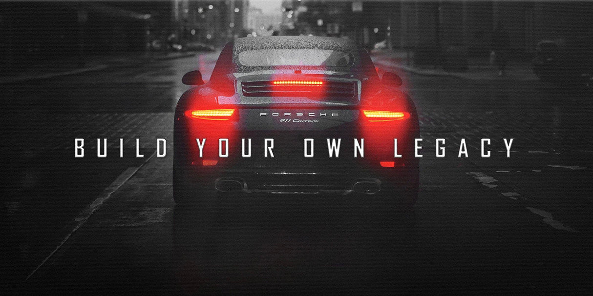 Chase Your Dream – Motivationsposter med Lyxig Sportbil på Canvas Hemnix