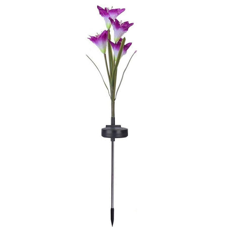 Lily Solar Garden Stake Lights-Lights-Hemnix-Lila-Hemnix