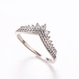 V-formad Sterling Silverring-Jewelry for women-Hemnix-4.5-Thailändskt silver-Hemnix