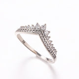 V-formad Sterling Silverring-Jewelry for women-Hemnix-4.5-Thailändskt silver-Hemnix