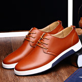 Oxford Läder Casual Skor-Shoes for Men-Bellasverige-Hemnix