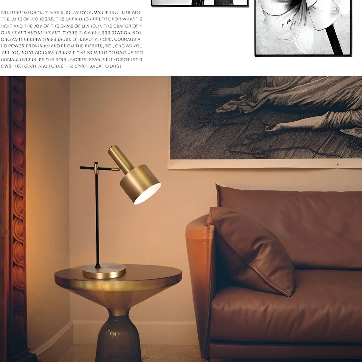 NordAura Lampa – Kreativ LED Bordslampa Carvallo