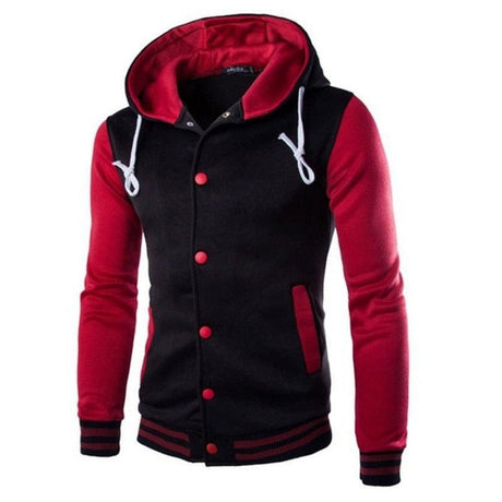 Klassiska baseball-huvtröjor-Clothes for Men-Hemnix-Rödvin-S-Hemnix