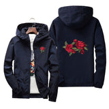 Rosor Windbreaker-Clothes for Men-Hemnix-Marinblått-S-Hemnix