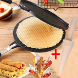 Carvallo Waffle Pan with Shape | Quick Breakfast Delight | For Children & Family | Stainless Steel with Non-Stick Handle Carvallo