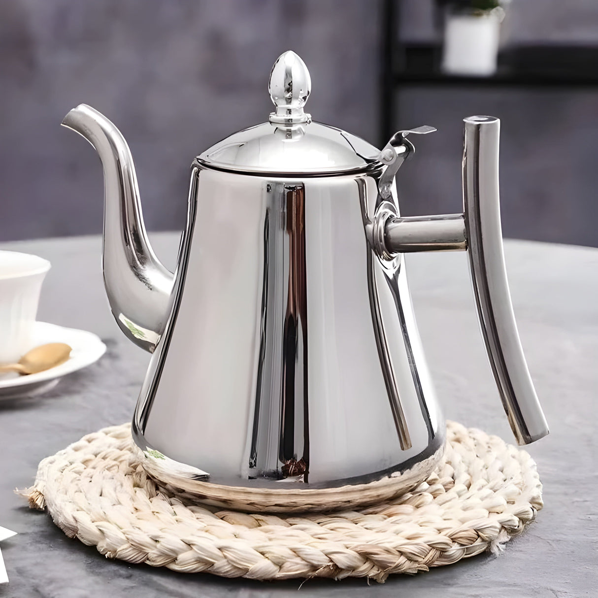 GoldenBrew Kettle - Robust rostfritt stål tekanna Carvallo