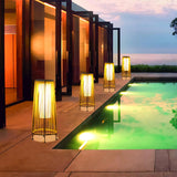 Solar LED Rattanlampa – Stor utomhusbelysning i oval design för trädgård och terrass Carvallo