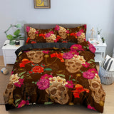 Skelett-sänglakan-Home-Hemnix-Uppsättning I-UK Enkel 135x200cm-Hemnix