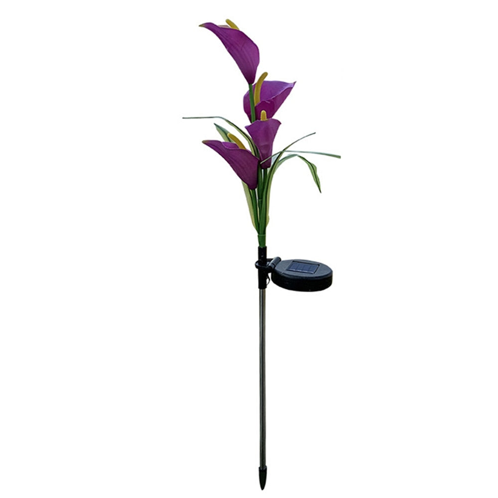 Lily Solar Garden Stake Lights-Lights-Hemnix-Calla Lily-Hemnix