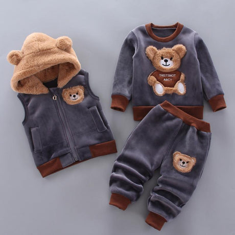 Baby vinterutrustningar för barn-Kids-Hemnix-Björn - Brun-9M-12M-Hemnix