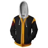 Fairy Tail Huvtröja-Clothes for Men-Hemnix-Svart Gul-S-Hemnix