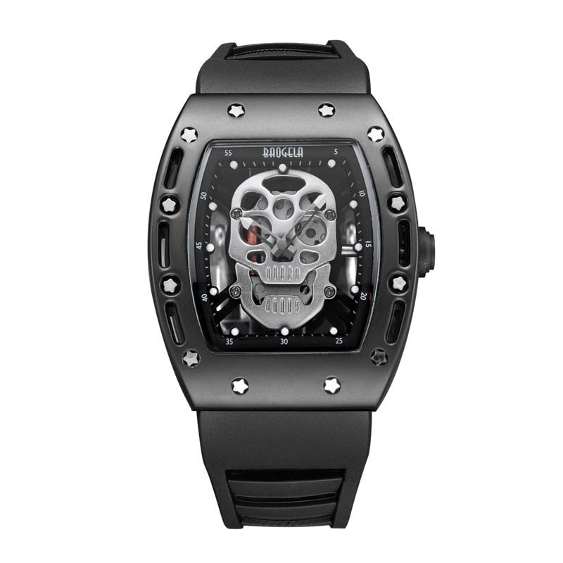 Pirate Skull herrklocka-Watches for men-Hemnix-Silver-Hemnix
