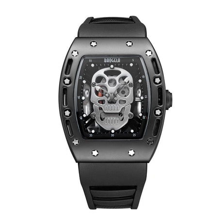 Pirate Skull herrklocka-Watches for men-Hemnix-Silver-Hemnix