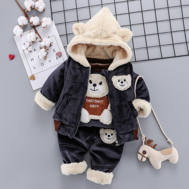 Baby vinterutrustningar för barn-Kids-Hemnix-Björn - Svart-9M-12M-Hemnix