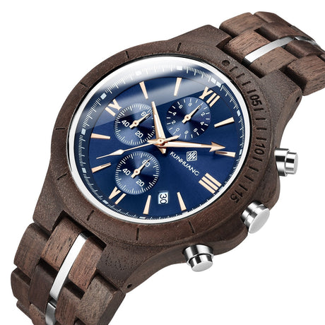 Träklocka för män-Watches for men-Hemnix-Valnöt-Hemnix