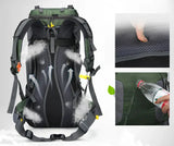 Carvallo Rucksack DryHike 60L | Vattentät & Robust | Ergonomiskt bärsystem | För vandring & camping Carvallo