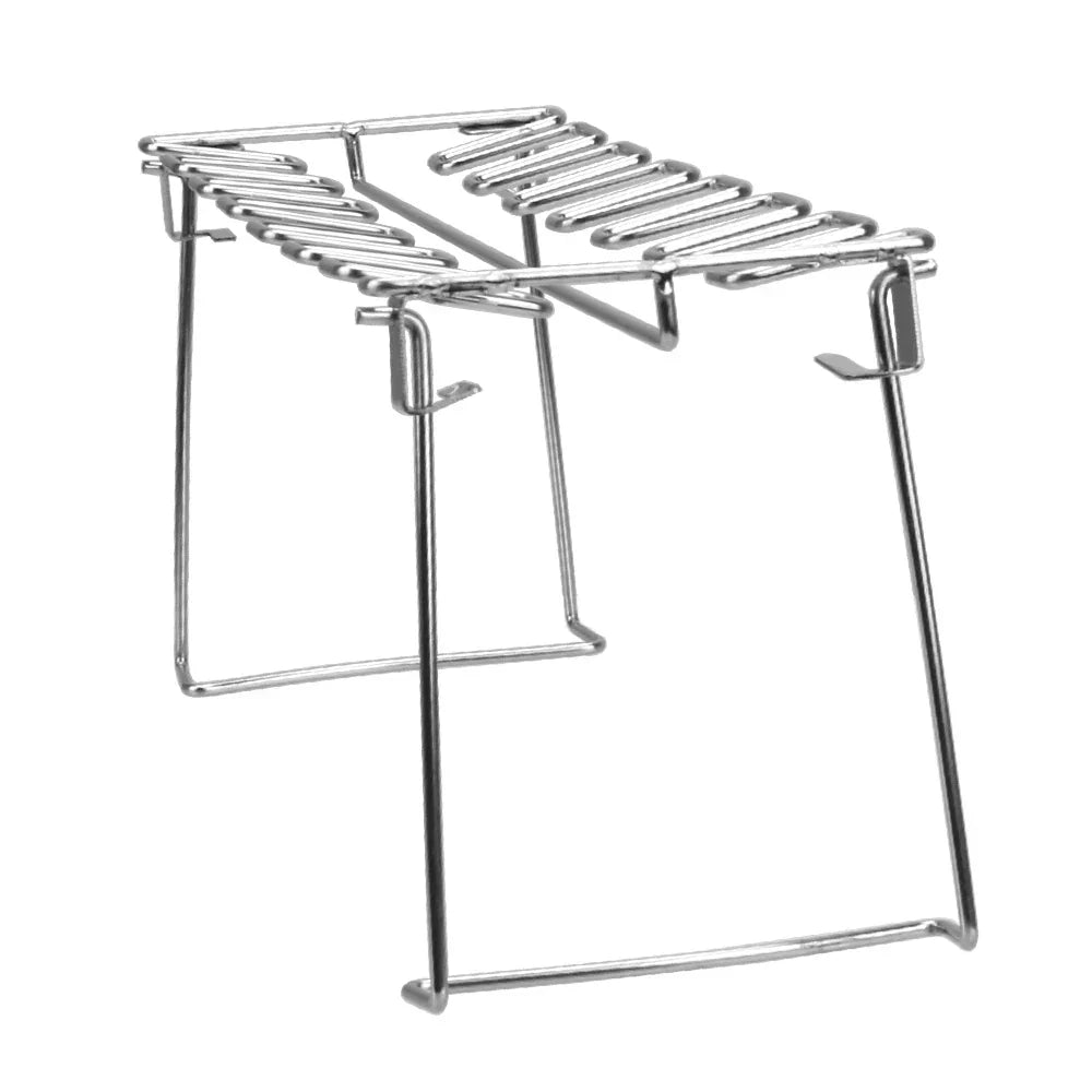 Carvallo BBQ-Montering | Rostfritt stål kycklingbenställ inkl. Grilltermometer | Non-stick & Utomhusvänlig Carvallo