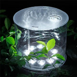 Solcellsdriven Fällbar Trädgårdslampa – Bärbar LED Utomhusbelysning för Trädgård och Gård Carvallo