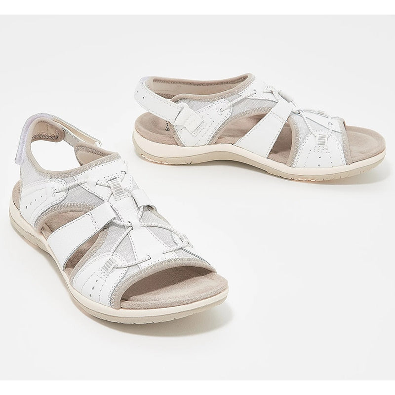 Kvinnor bekväma sandaler-Shoes for Women-Hemnix-Vit-35-Hemnix