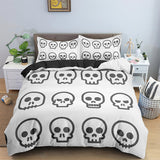 Skelett-sänglakan-Home-Hemnix-Uppsättning A-UK Enkel 135x200cm-Hemnix