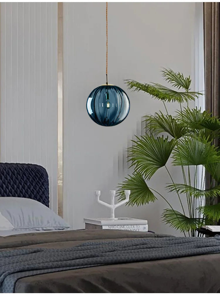 Klotformad Glaspendellampa Carvallo