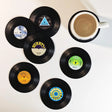 Retro Vinyl Coasters Set - Skydda din möbel med musikalisk stil Carvallo