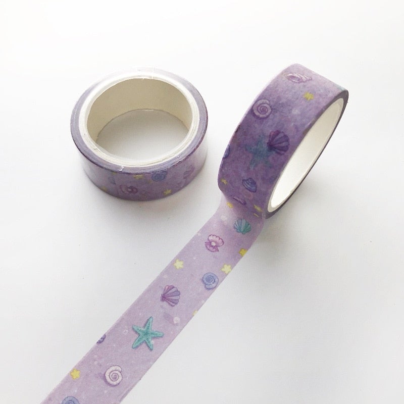 Kawaii dekorativ Washi Tape (uppsättning av 5)-DIY-Hemnix-M-Hemnix