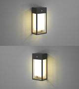 Carvallo-vägglampa LumiVita | Med skymningssensor | Rostfritt stål & aluminium | IP65 Väderbeständig | LED Varma vita Carvallo