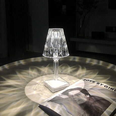 Kristall-sängbordslampa-Lights-Hemnix-Touch laddningsbar-Hemnix