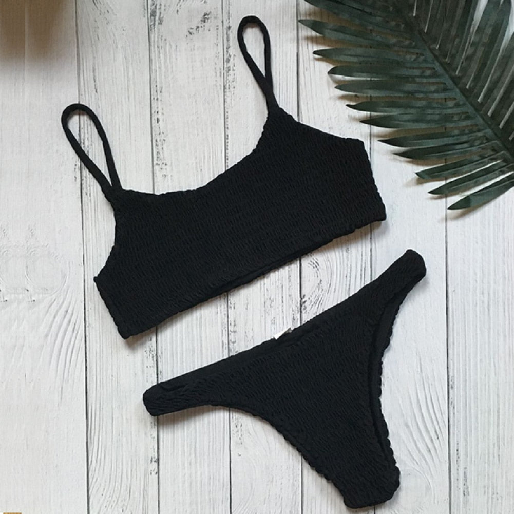 Plisserat bikiniset-Clothes for women-Bellasverige-Svart-S-Hemnix
